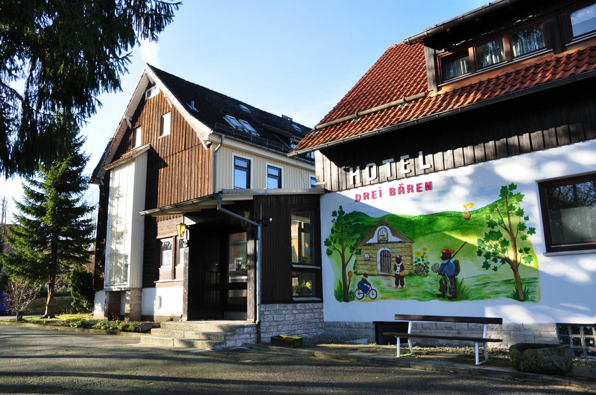 Hotel & Hostel Drei Baeren Altenau  Exteriér fotografie